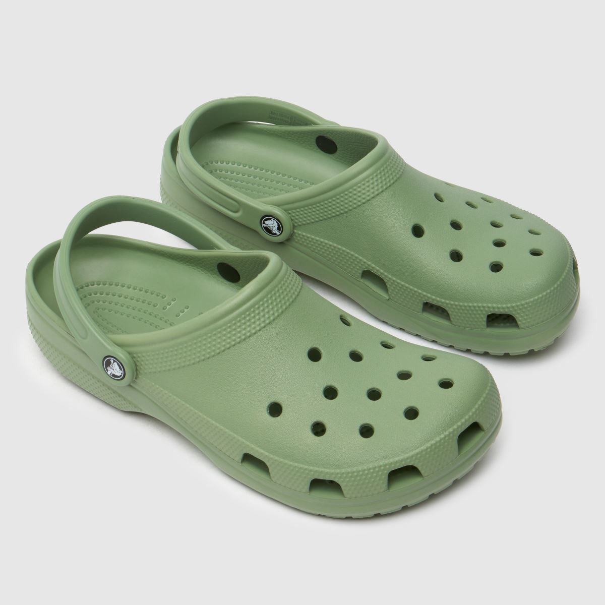 Crocs klasszikus klumpa szandál zöld színben