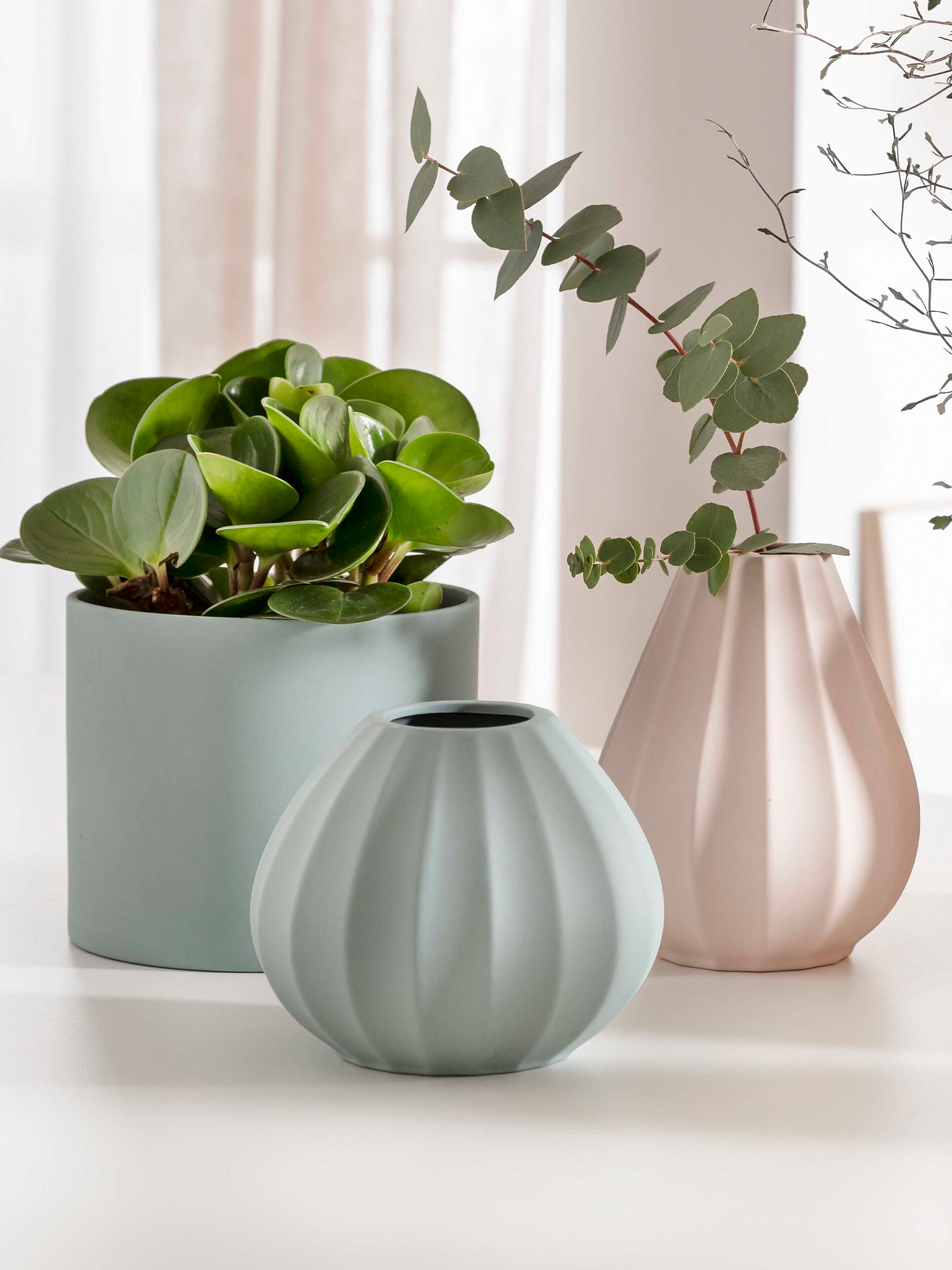 Vedras Pflanztopf, Peacock Green