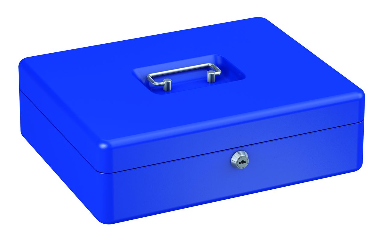 Basi Geldkassette - GK 10 - Blau - GK 10 - H90xB300xT240mm