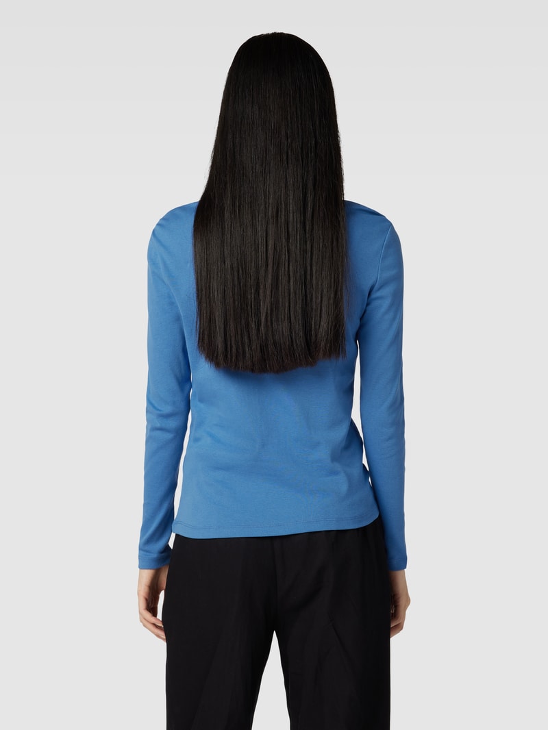 Longsleeve mit Rundhalsausschnitt in eisblau