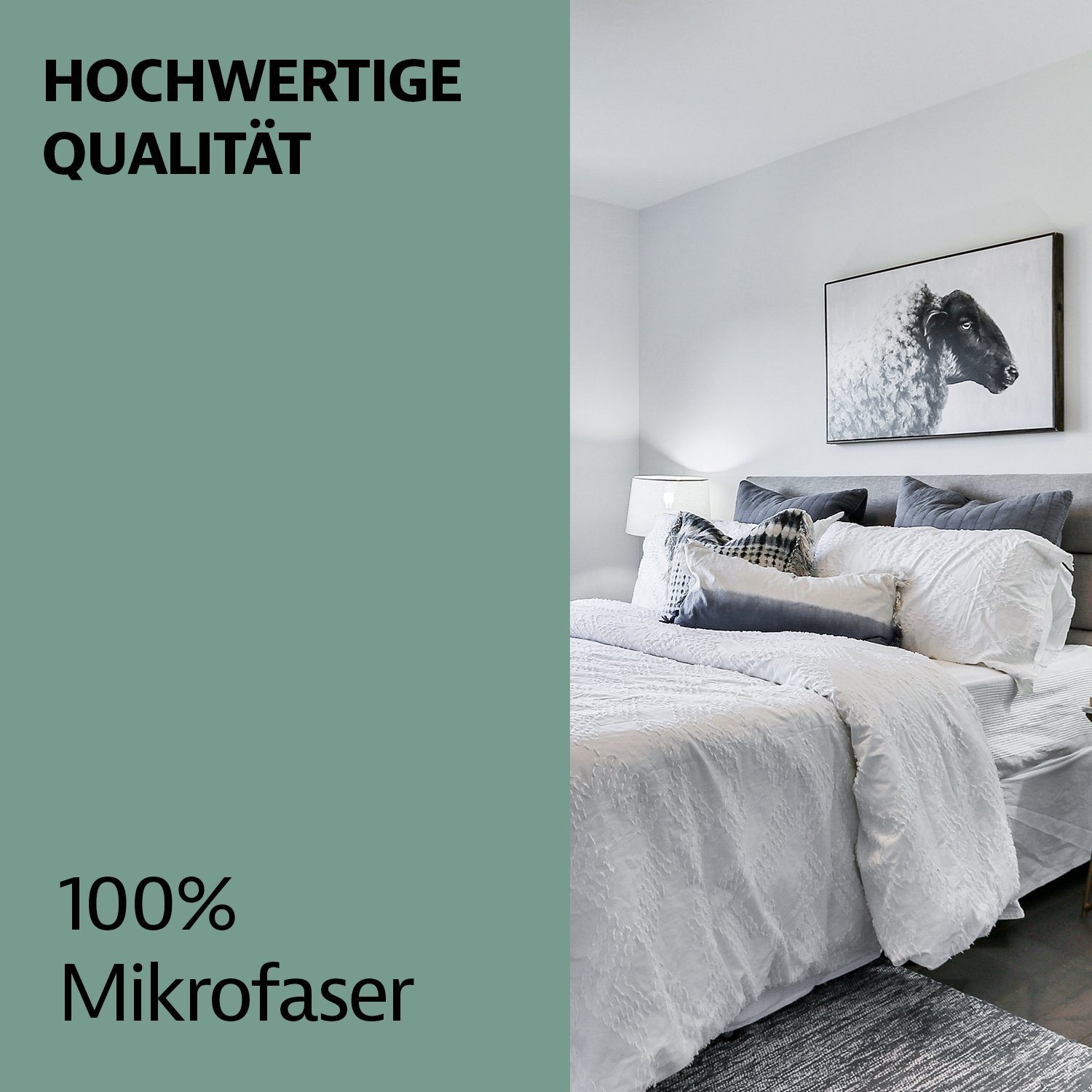 Bettwäsche 135x200 155x220 200x200 Set Bettdecke Kopfkissen Reißverschluss YYK, Zestri, Bettbezug Bezug, verschiedene Designs