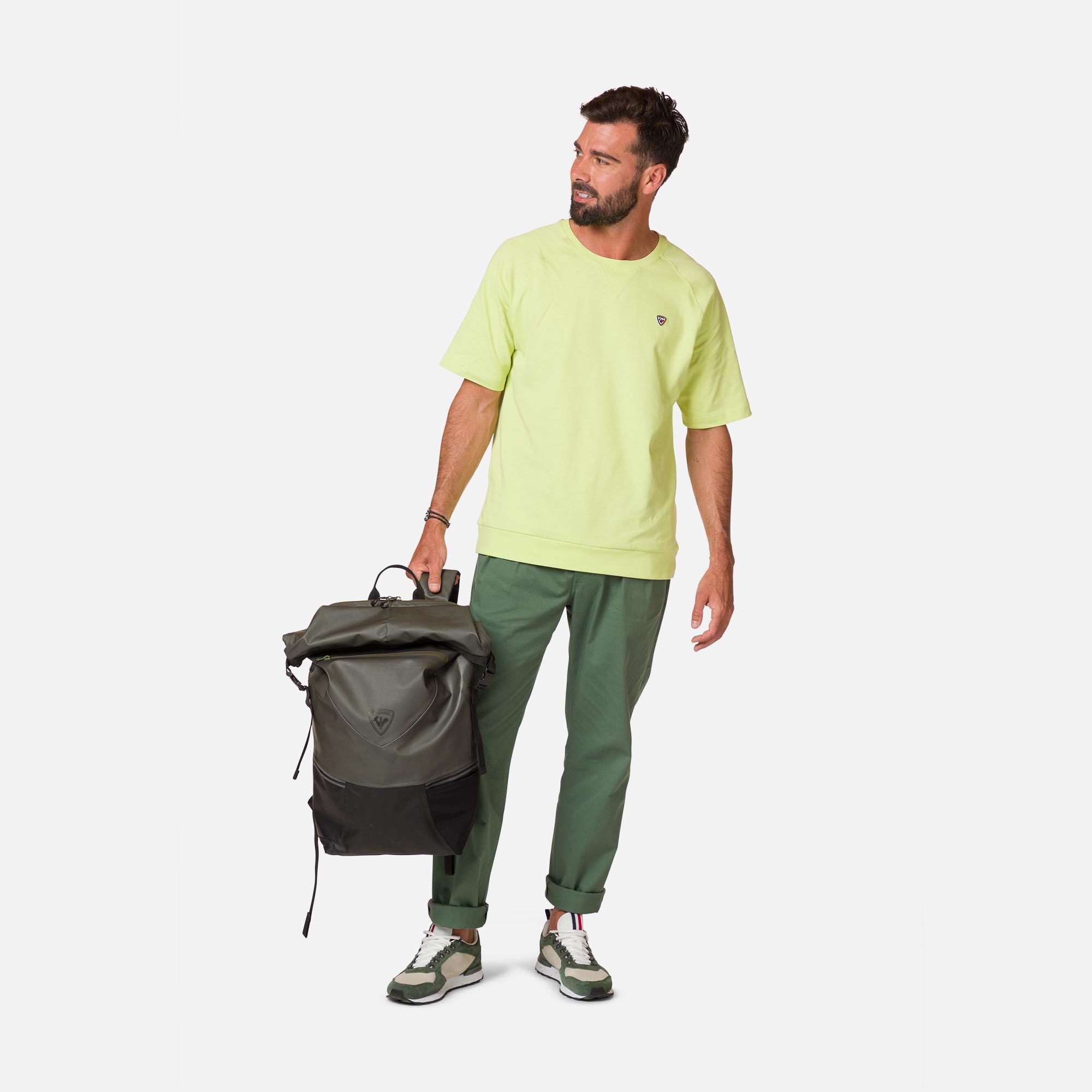 T-shirt confortable en coton à manches raglan courtes homme