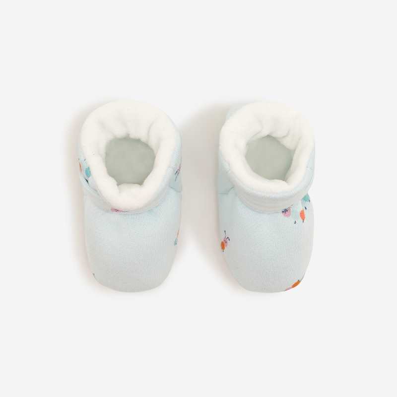 Chaussons motifs chenilles bébé mixte blancss Catimini
