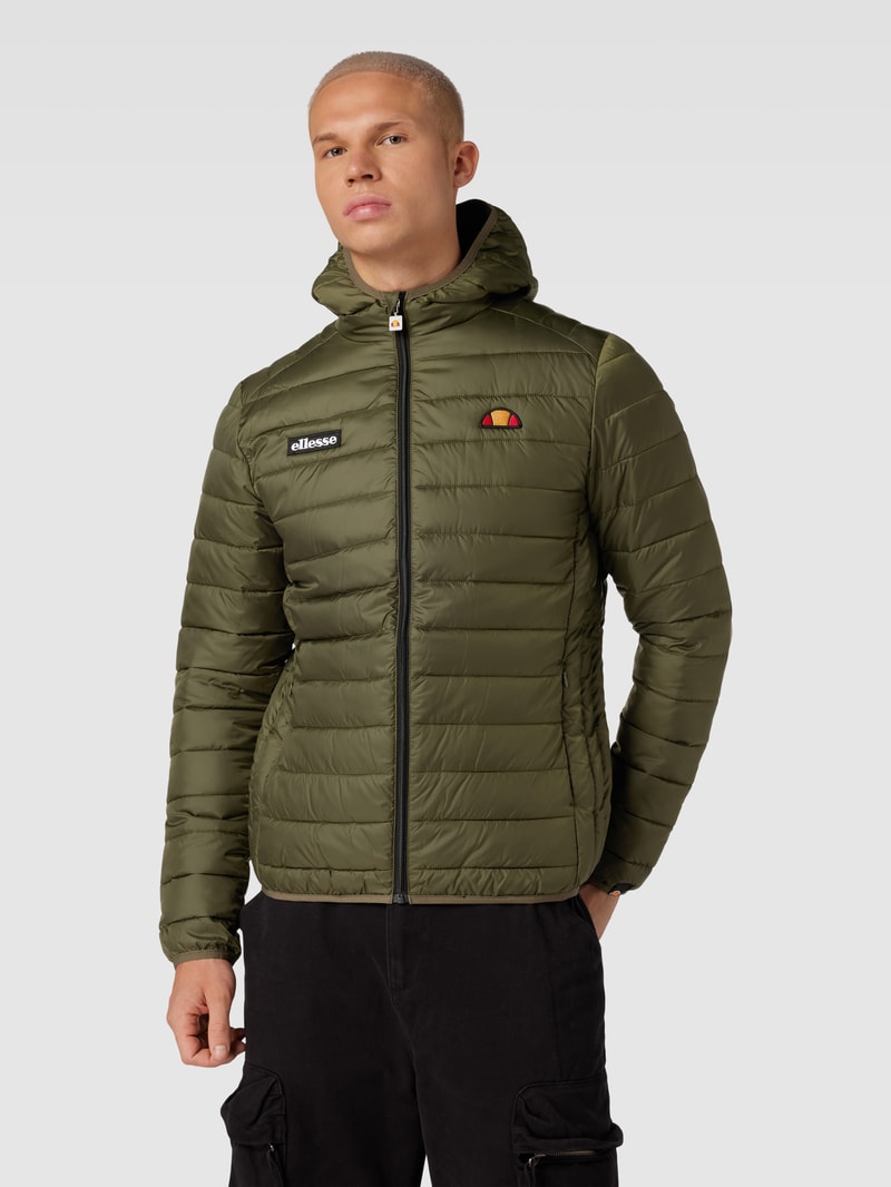 Steppjacke mit Kapuze Modell 'LOMBARDY' in olivgrün
