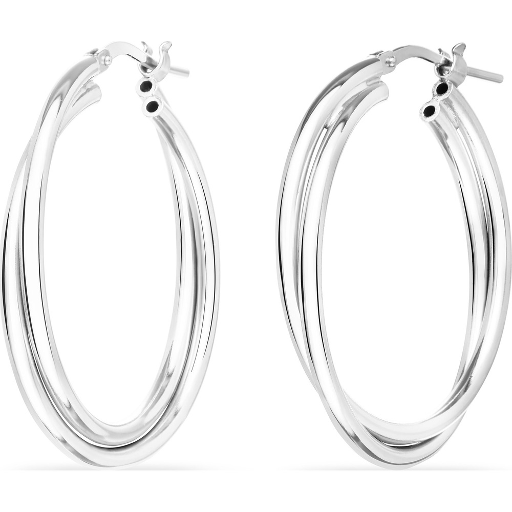 FAVS Créoles 925 Argent Boucles d'oreilles