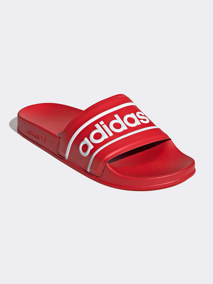 adidas Pantoletten in Rot günstig kaufen