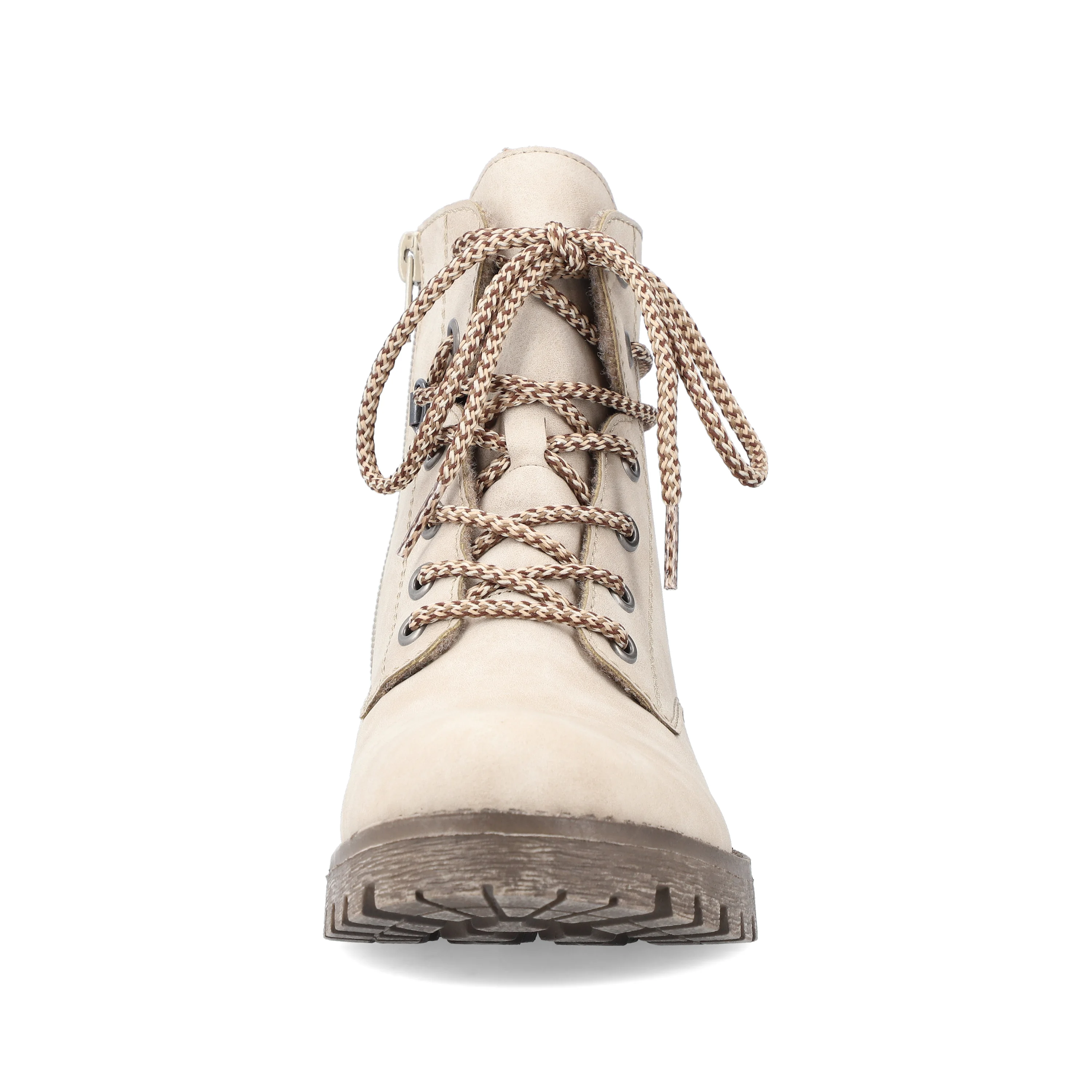 Rieker Damen Schnürstiefel hellbeige