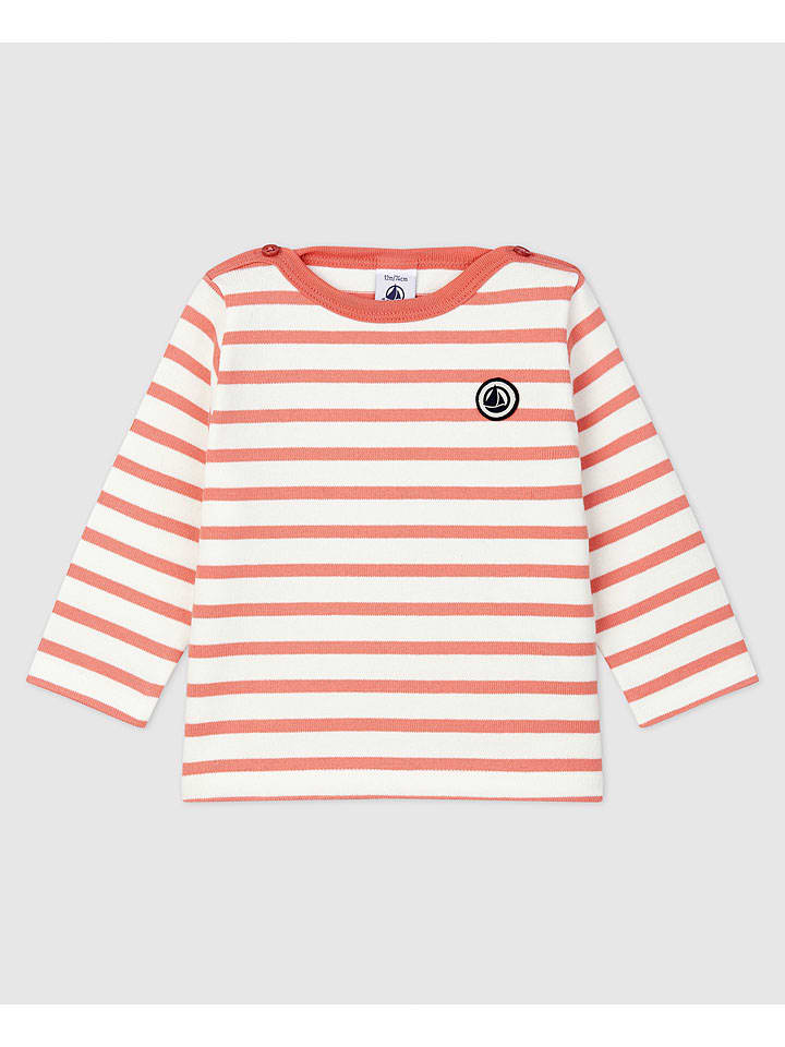 PETIT BATEAU Longsleeve in Weiß günstig kaufen