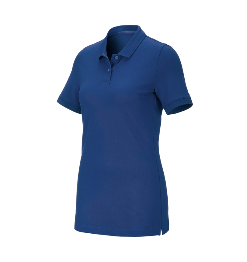 e.s. Piqué-Polo cotton stretch, Damen