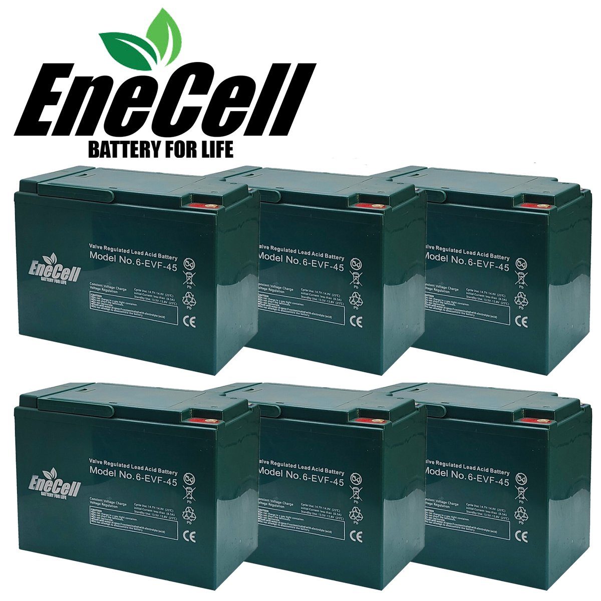 ENECELL Akku - 72V 45AH für Stormborn econelo ecabino Akkupacks 45000 mAh (72 V)