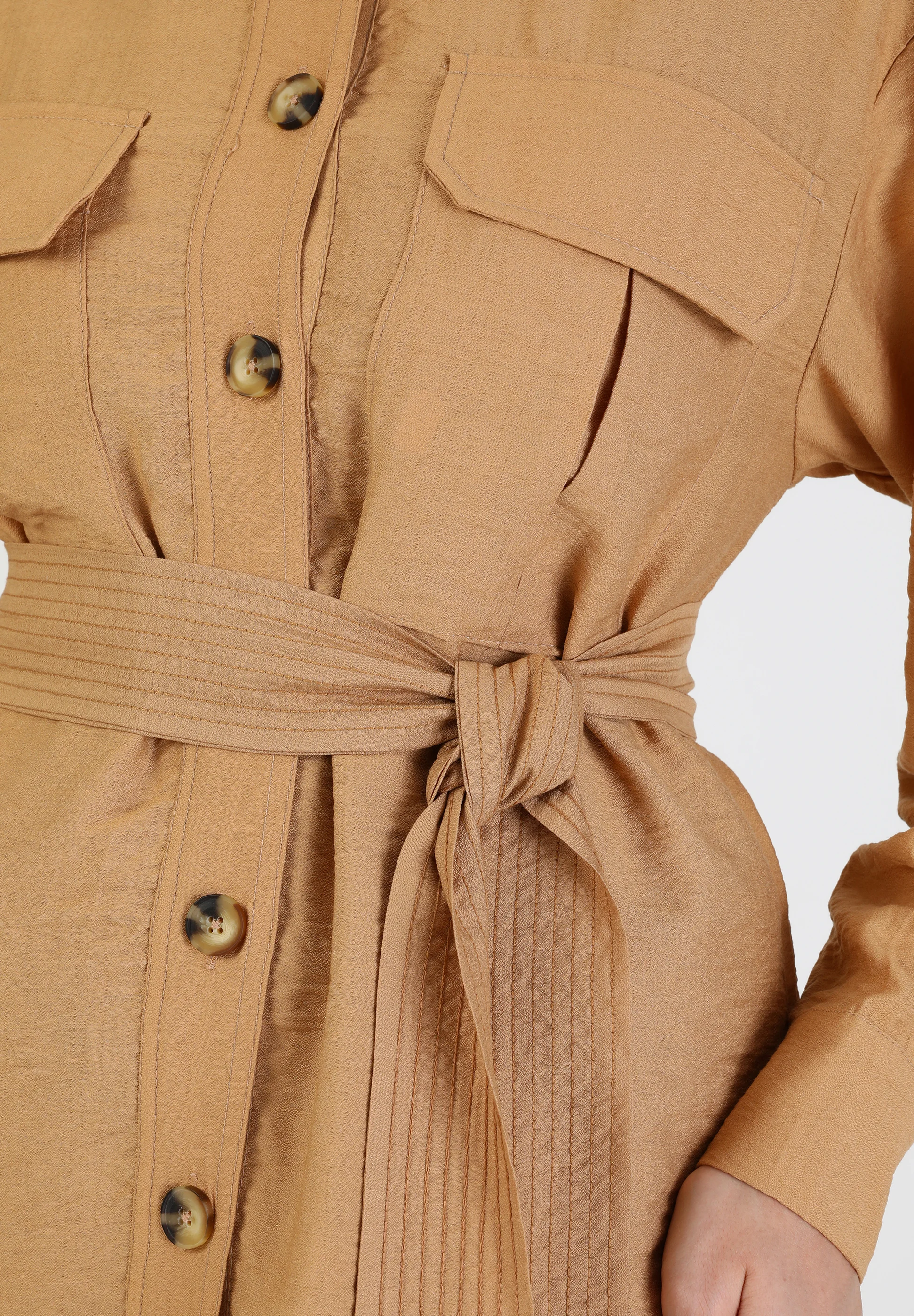 Modanisa POINT COLLAR REFKA - Gabardina