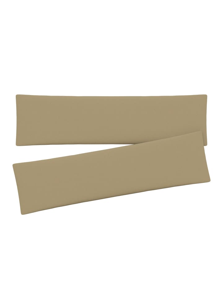 GMD Living 2er Set Jersey Kissenhüllen JESBERG in Farbe Sand günstig kaufen