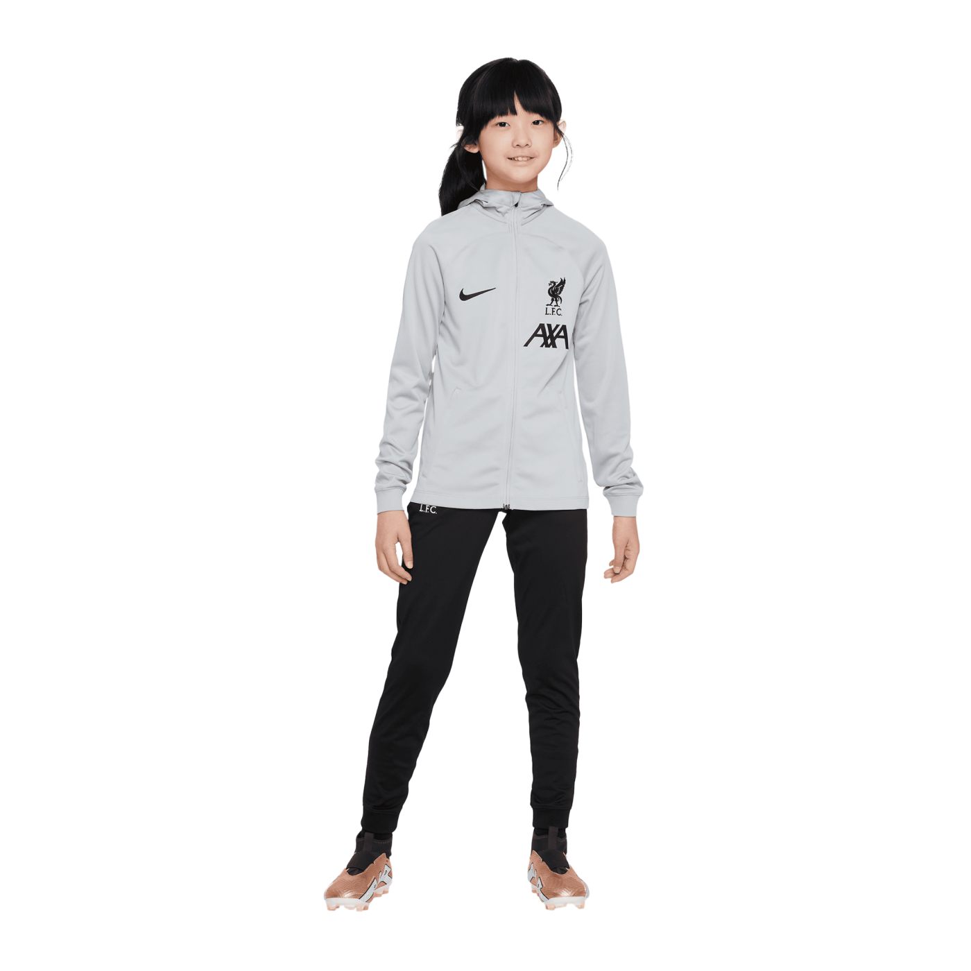 Nike FC Liverpool Trainingsanzug Grau F013