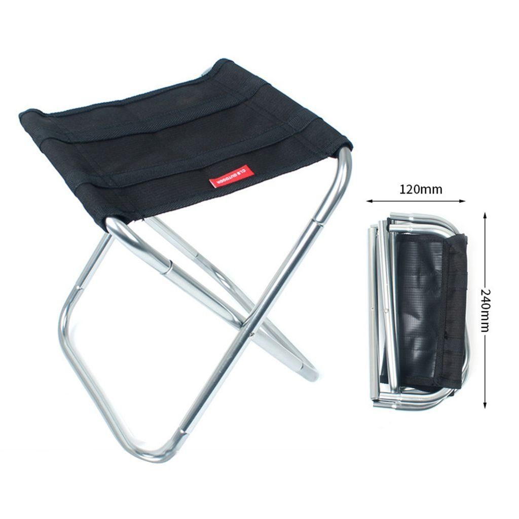 EBUY Campingstuhl Mini Klappstuhl Sitzhocker Campingstuhl Klapphocker Falthocker (1 St)