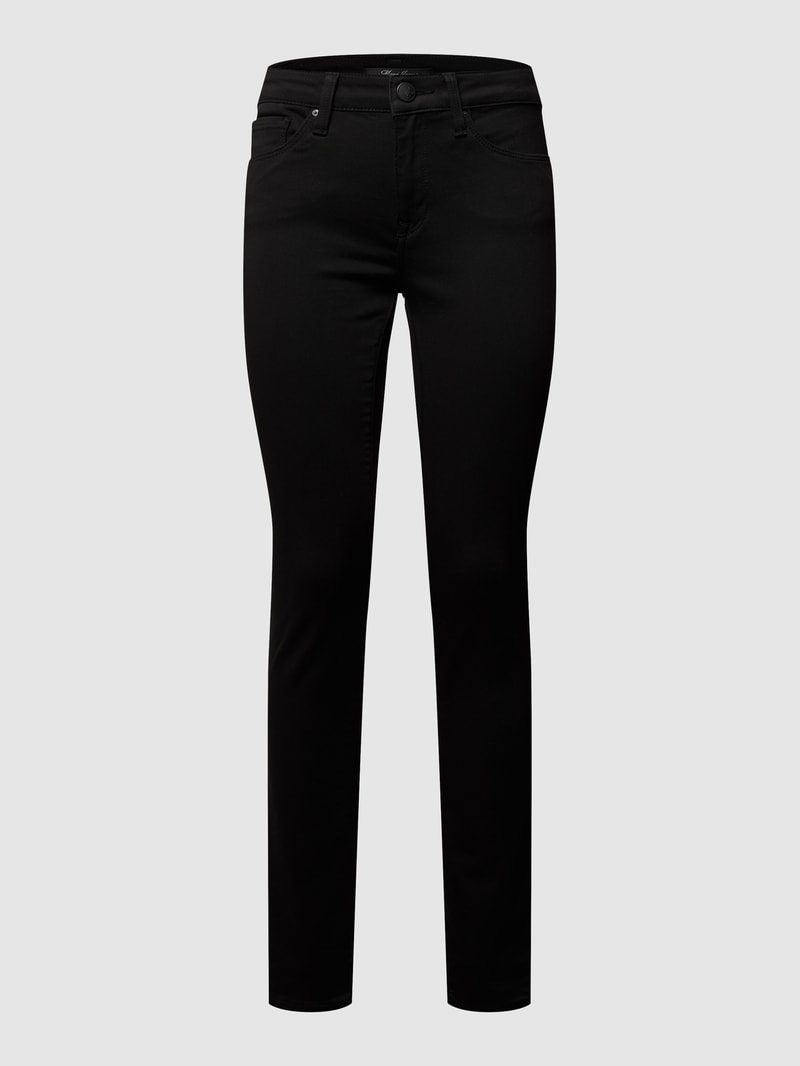 Super Skinny Fit Jeans mit Viskose-Anteil Modell 'Adriana' in schwarz