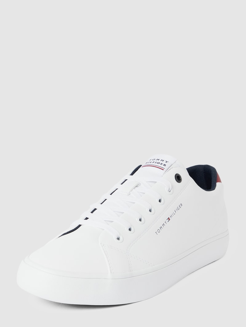 Sneaker mit Label-Details Modell 'HARLEM' in weiß