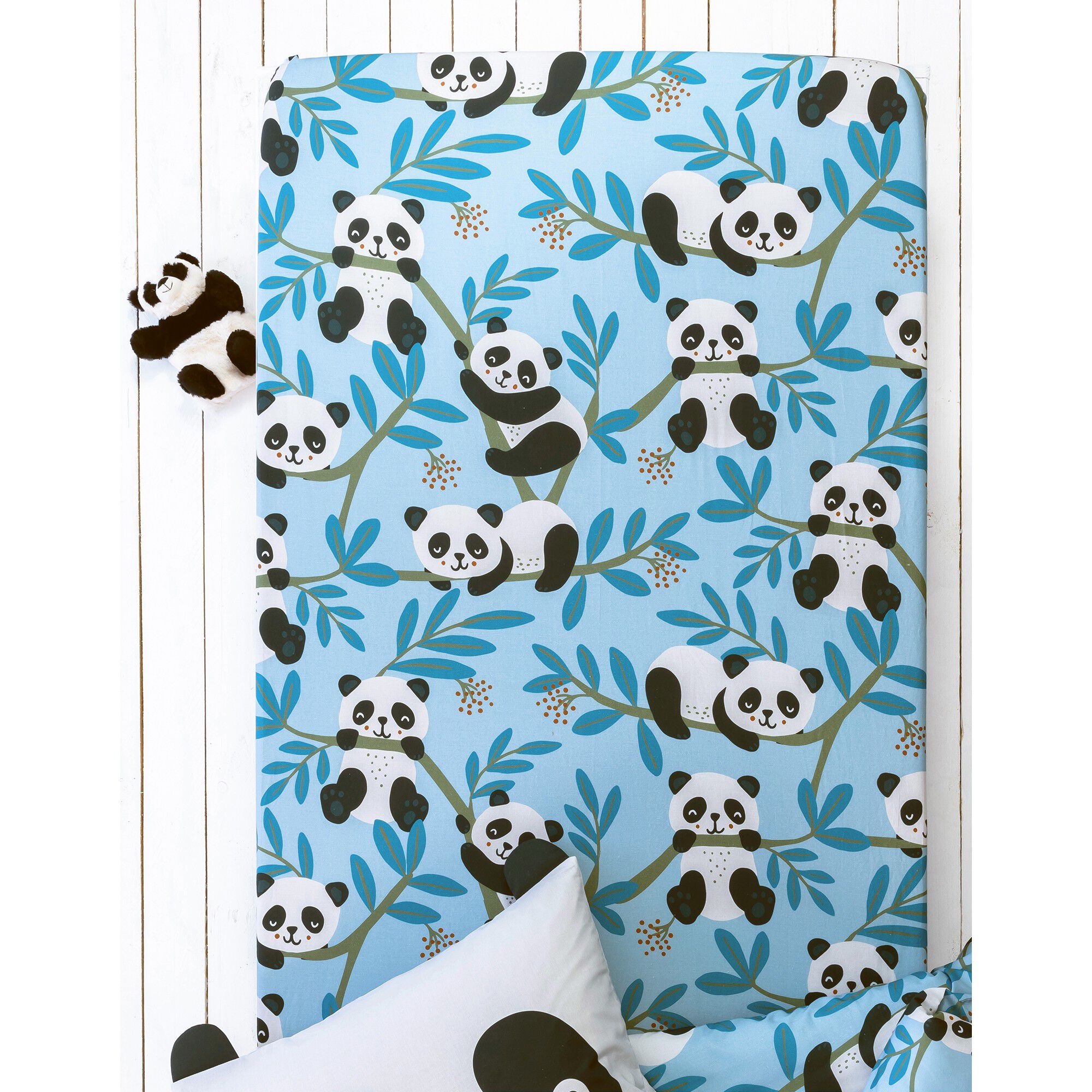 Linge de lit enfant Tao à motifs Panda en coton biologique
