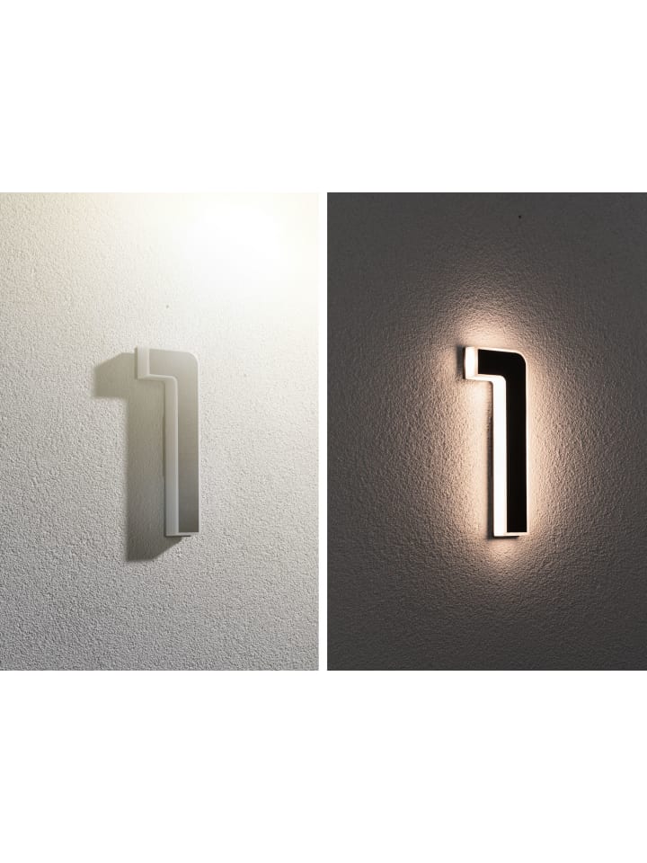 paulmann Solar LED Hausnummernleuchte  Nummer 1 günstig kaufen onesize
