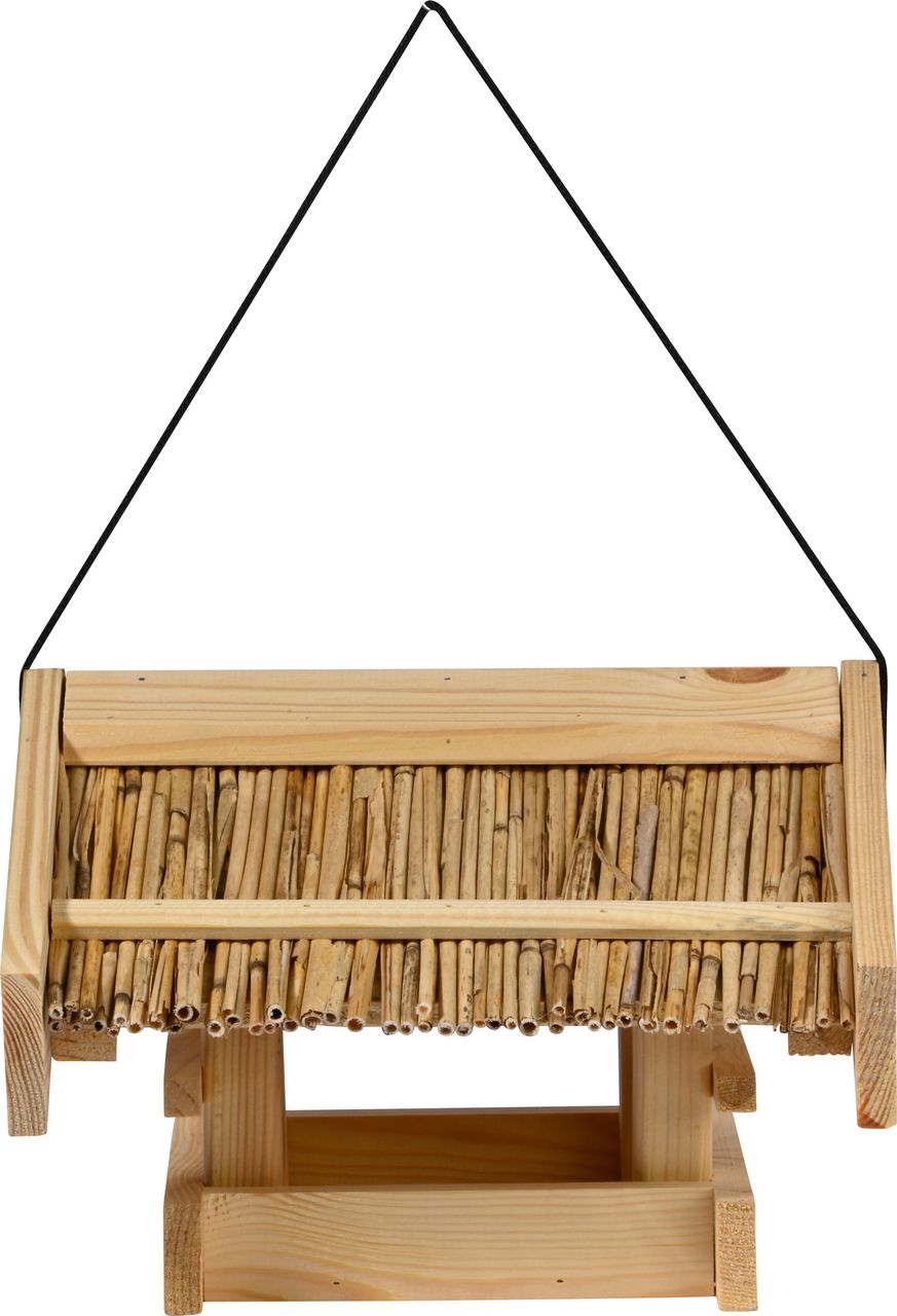 dobar Vogelfutterhaus mit Schilfdach