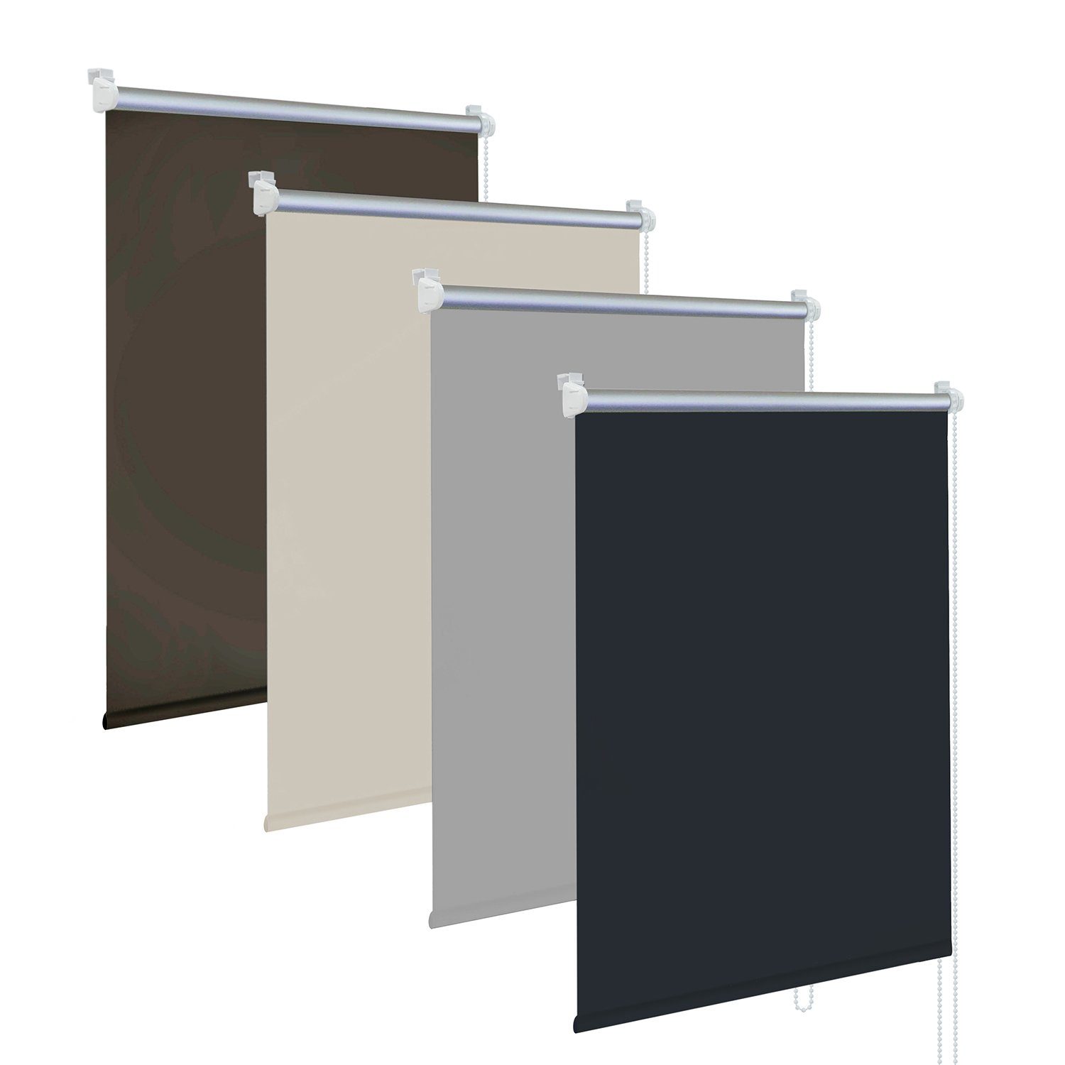 Seitenzugrollo Rollo ohne Bohren, verspannt, Verdunkelung, verdunkelnd, verspannt, Clanmacy, Gewebe, Blickdicht, Drinnen, Verdunkelung, Sonnenschutz