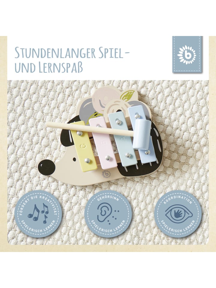 Bieco Spielwaren Xylophon Igel - ab 12 Monate in Mehrfarbig günstig kaufen onesize