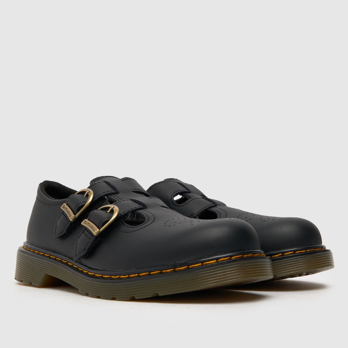 Dr. Martens fekete 8065 Lány Ifjúsági Cipő