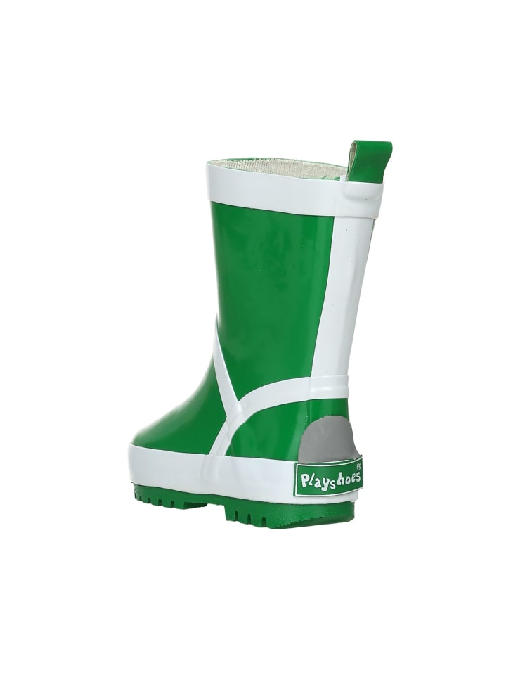 Playshoes Gummistiefel uni in Grün günstig kaufen