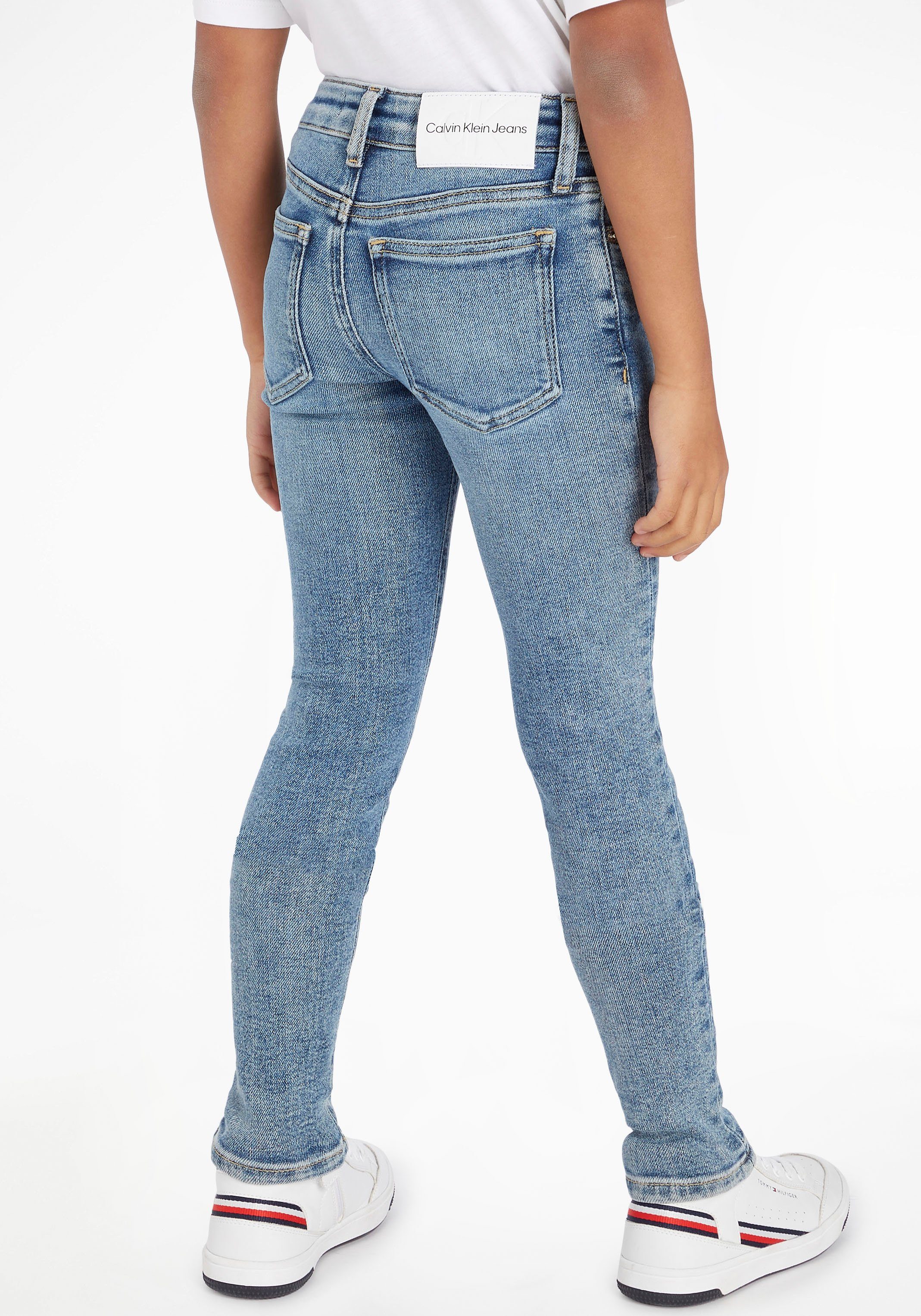 Calvin Klein Jeans Stretch-Jeans MR SKINNY LIGHT BLUE SNAKE