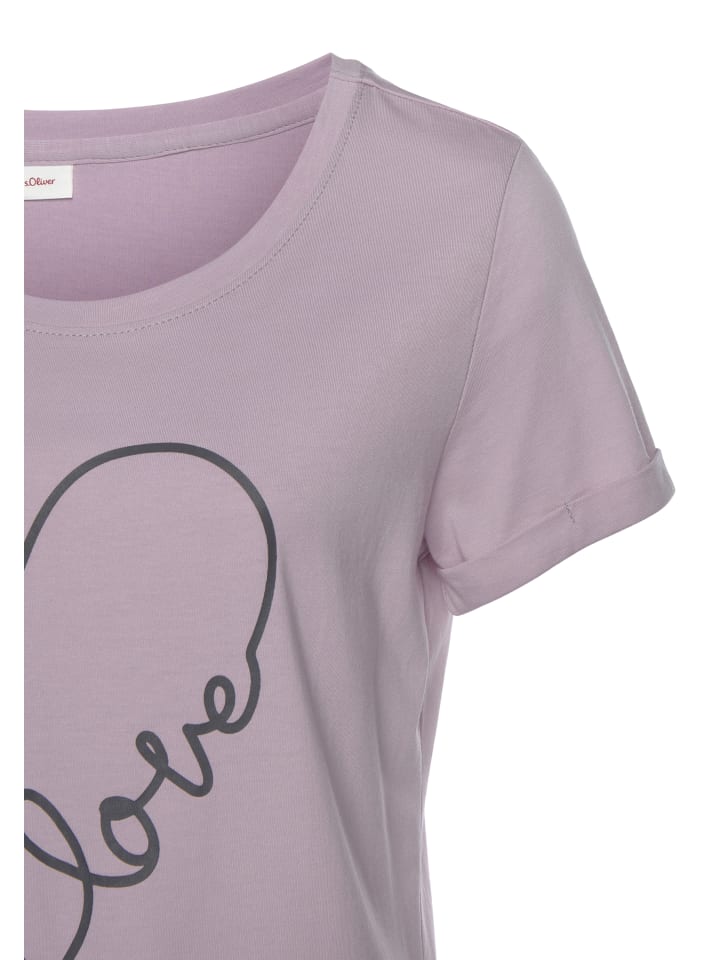 VIVANCE DREAMS Shorty in lila, anthrazit-gemustert günstig kaufen