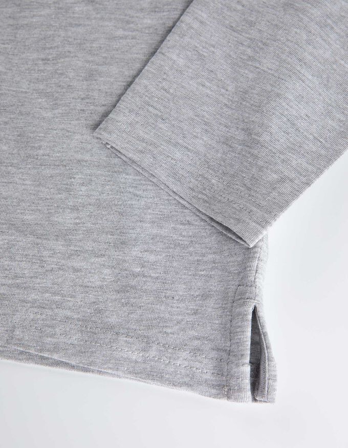 Langarmshirt - Rundhals-Ausschnitt