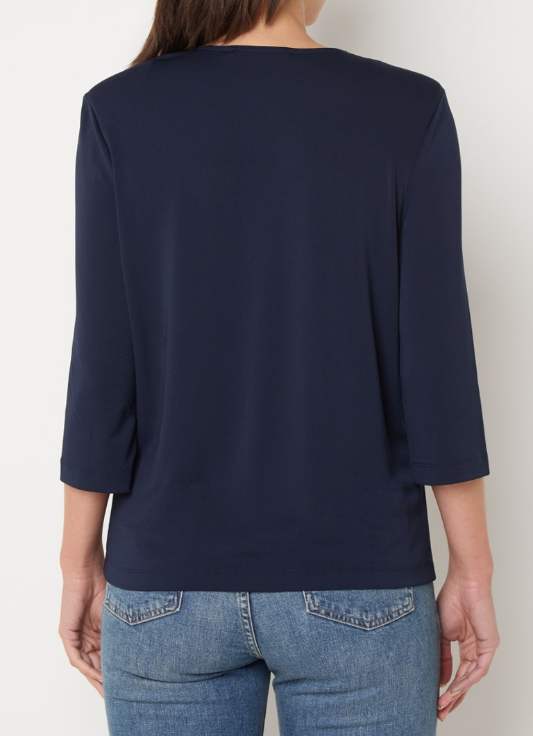 Expresso Top with V-neck and shoulder pads