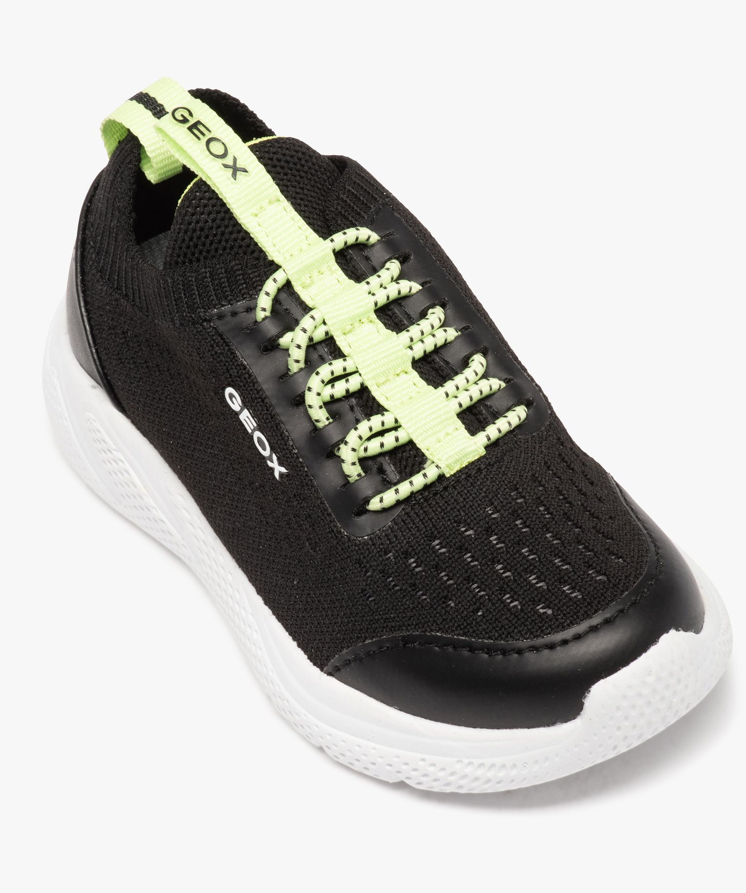 Baskets Garçon extra-légères en maille - Geox noir | GEMO