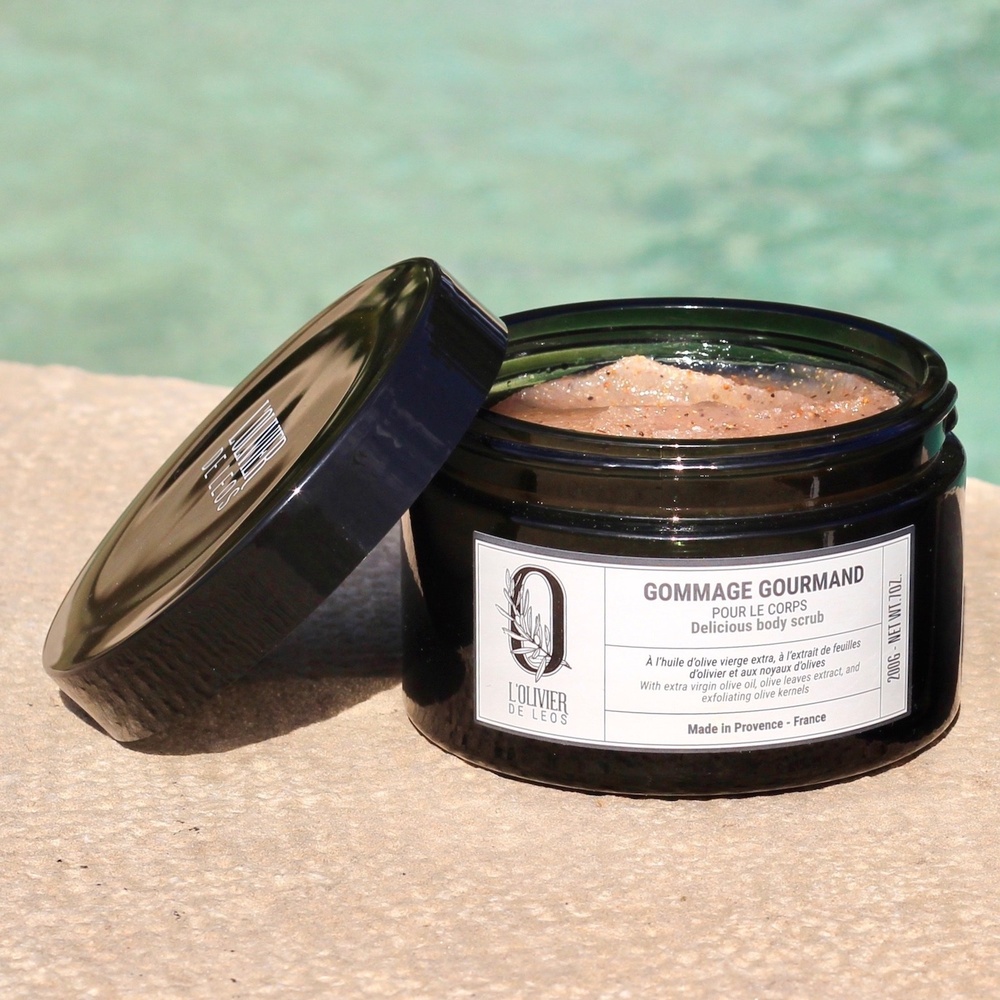 l'olivier de leos Gommage Gourmand Soin exfoliant pour le corps
