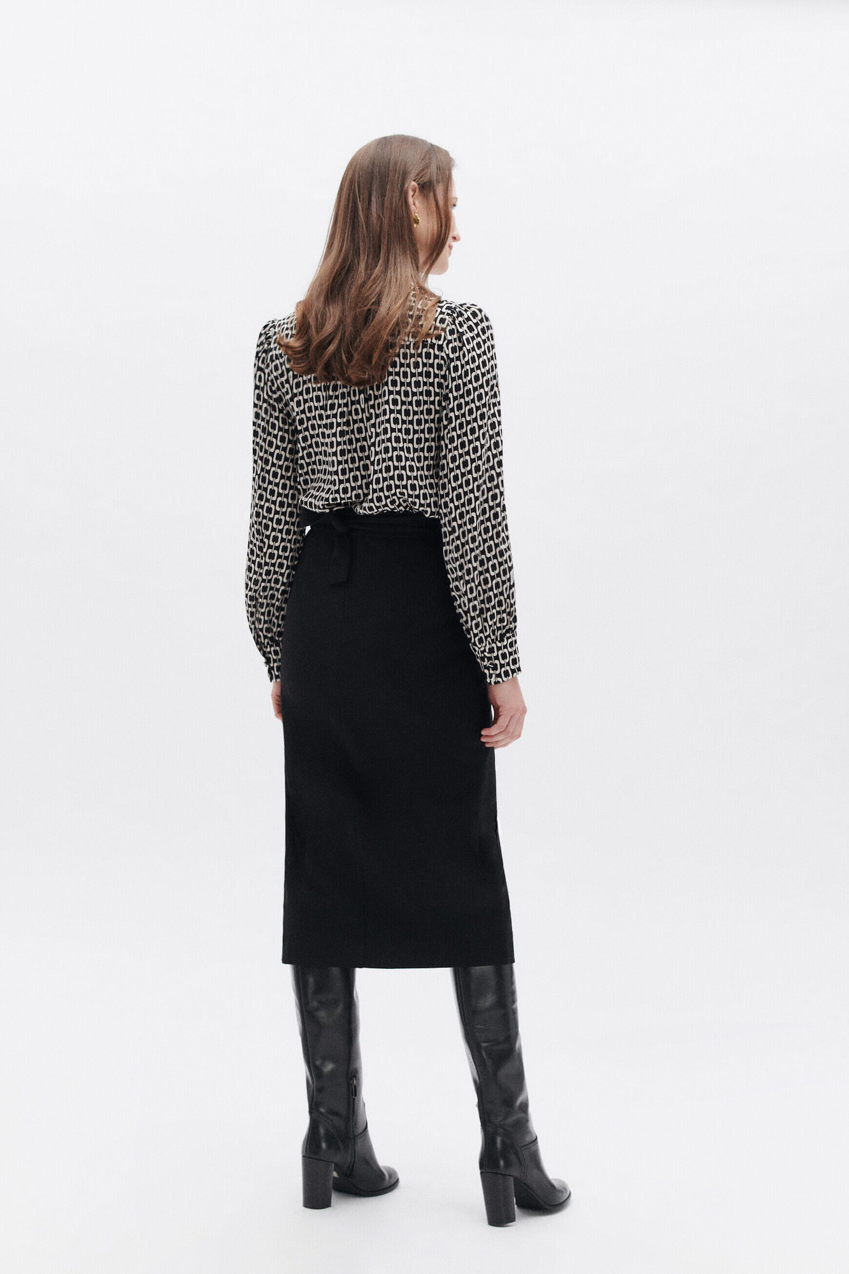 Jupe java noir femme