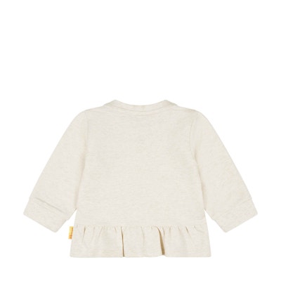 Sweatjacke, beige für Mädchen