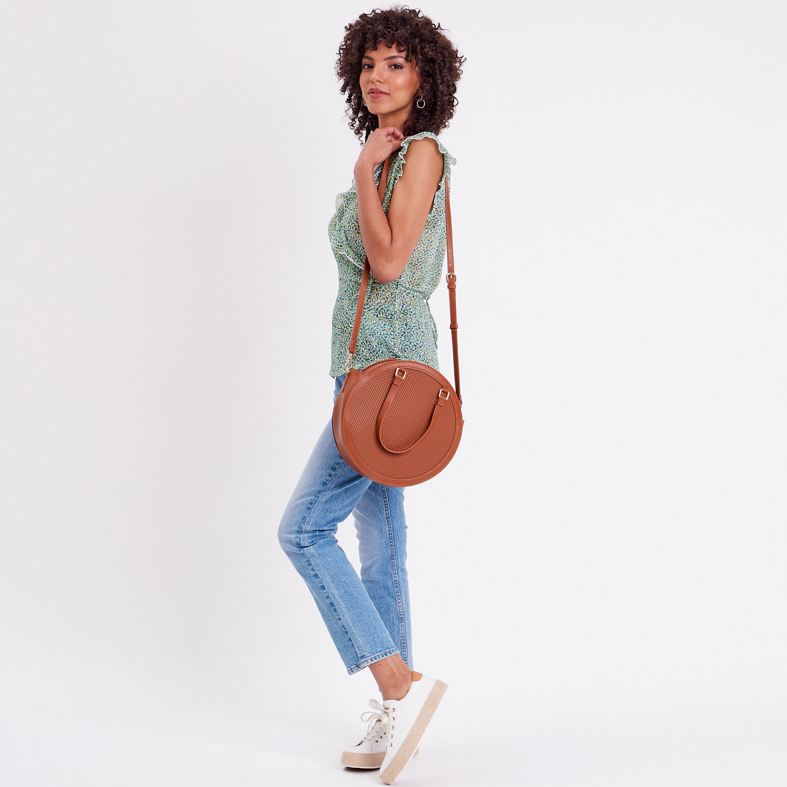 Blouse col cache-coeur vert femme | Cache Cache