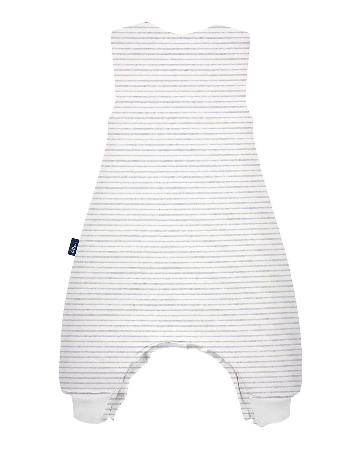 Sleep-Overall Thermo - TOG 3,0 - Ringel grau/weiß Größe 110
