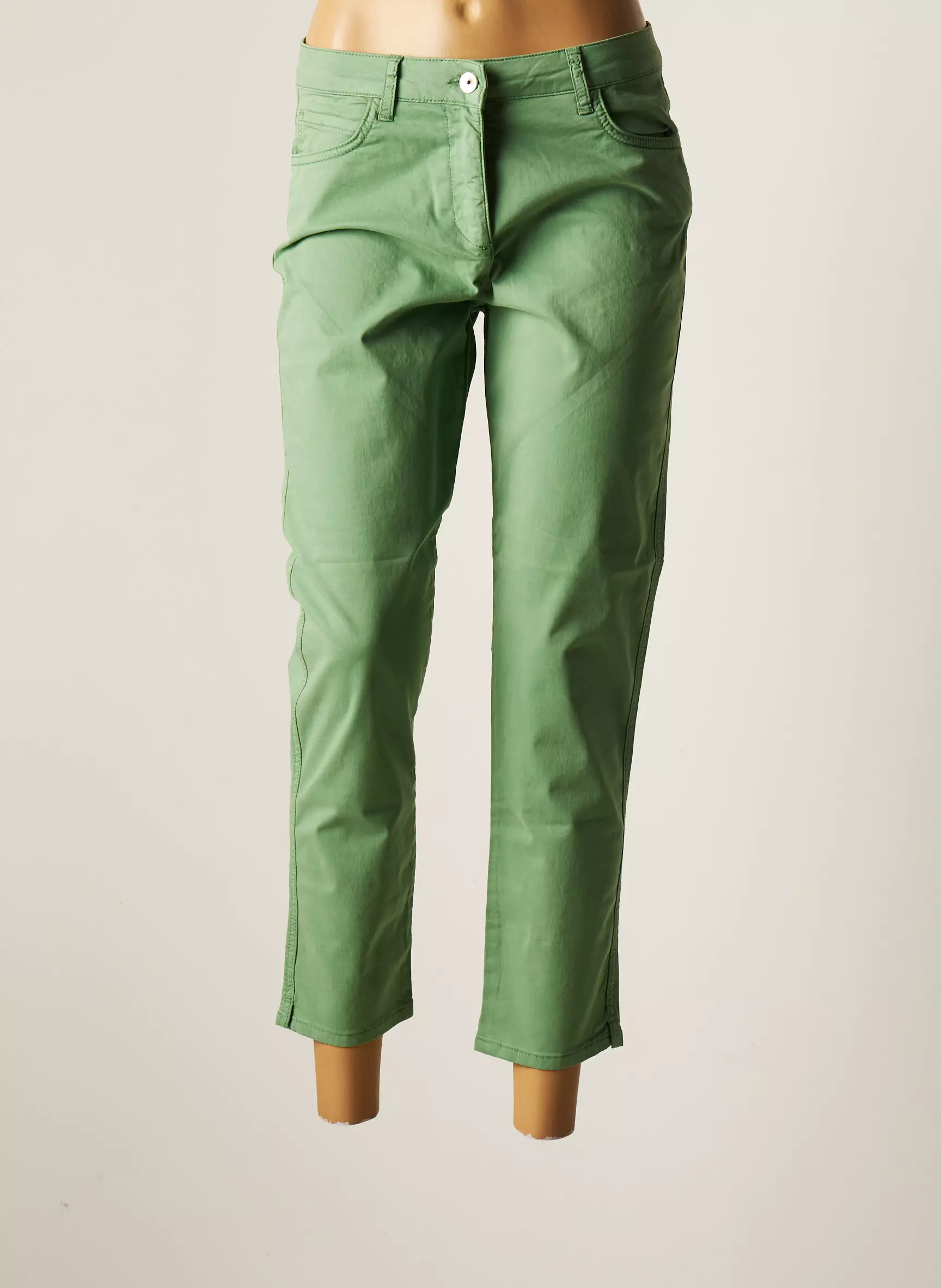 Concept K Pantalon7 8 Femme couleur vert
