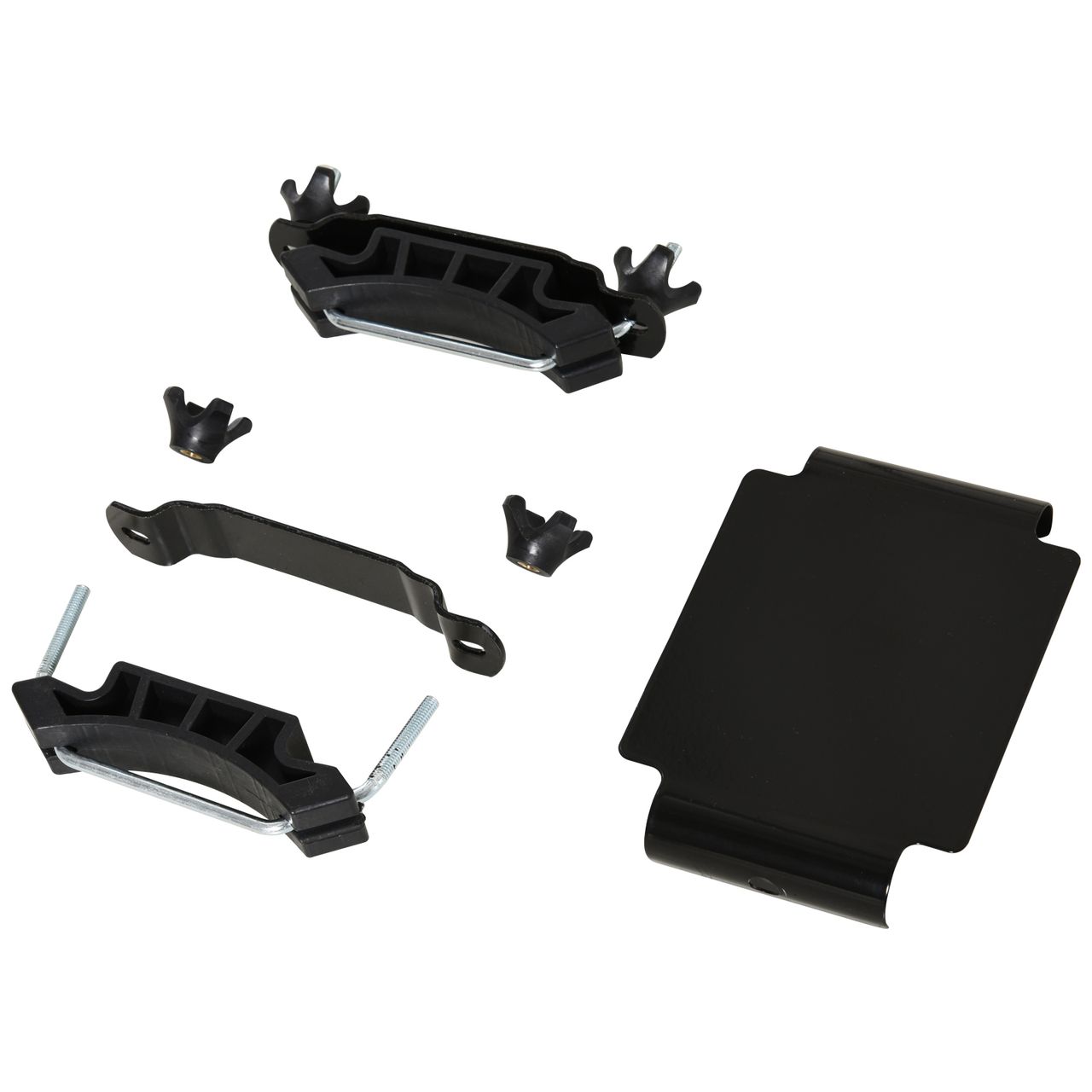 HOMCOM Dachkorb Auto Dachträger Dach Universal Schwarz 162 x 99 x 16 cm