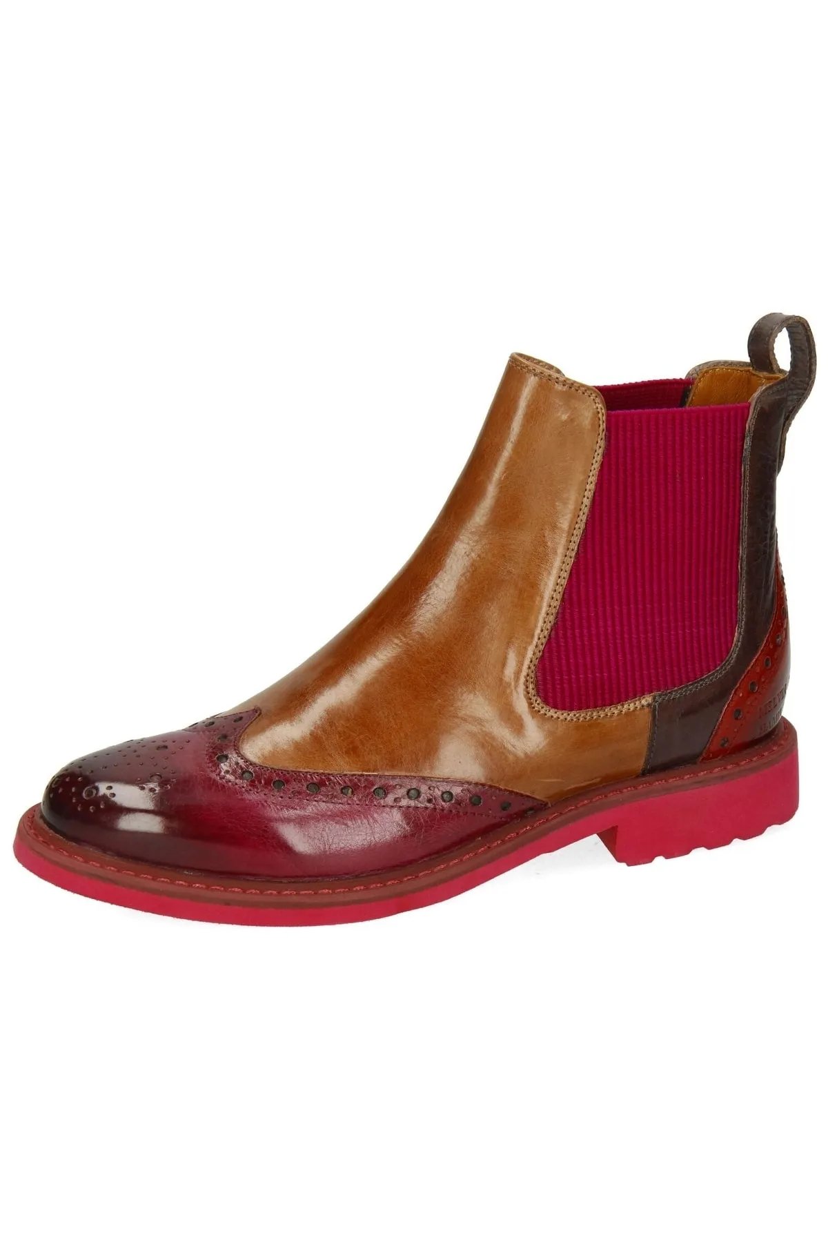 Melvin&Hamilton  Stiefelette - Mehrfarbig - Blockabsatz