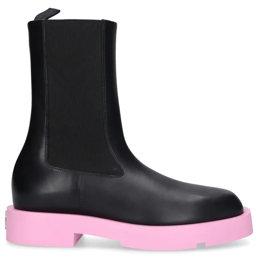 Givenchy - Chelsea Boots SQAURED Kalbsleder - schwarz