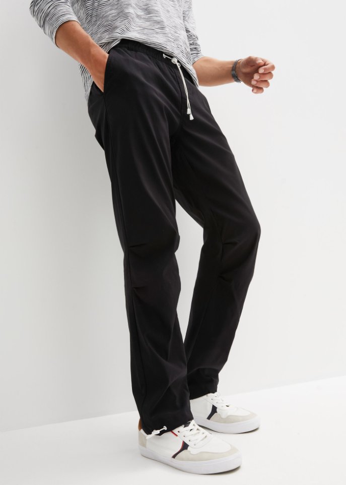 Loose Fit Stretch-Schlupfhose, Straight