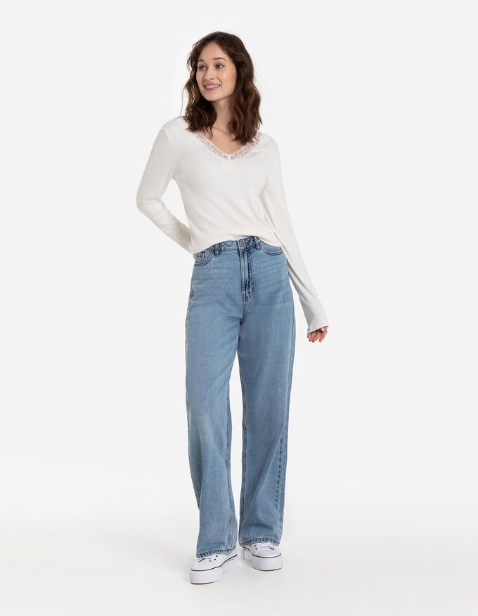 Langarmshirt - LENZING™ ECOVERO™