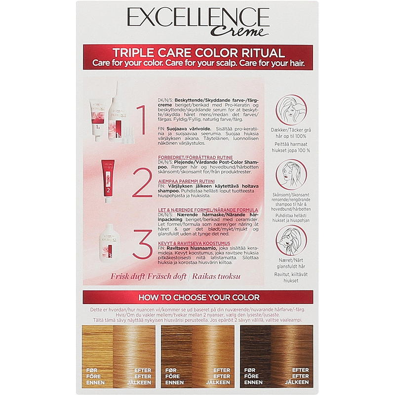 Loreal L'Oréal hårfarge 7.31 gylden beige blond