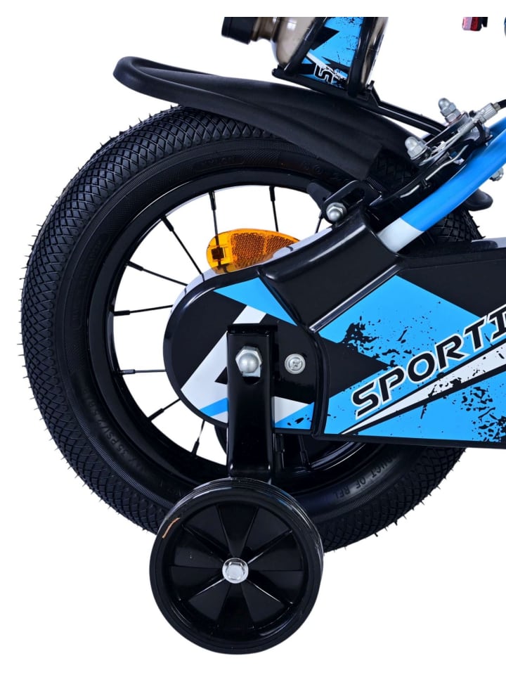 Volare Kinderfahrrad Sportivo für Jungen 12 Zoll Kinderrad Schwarz Blau 3 Jahre günstig kaufen onesize