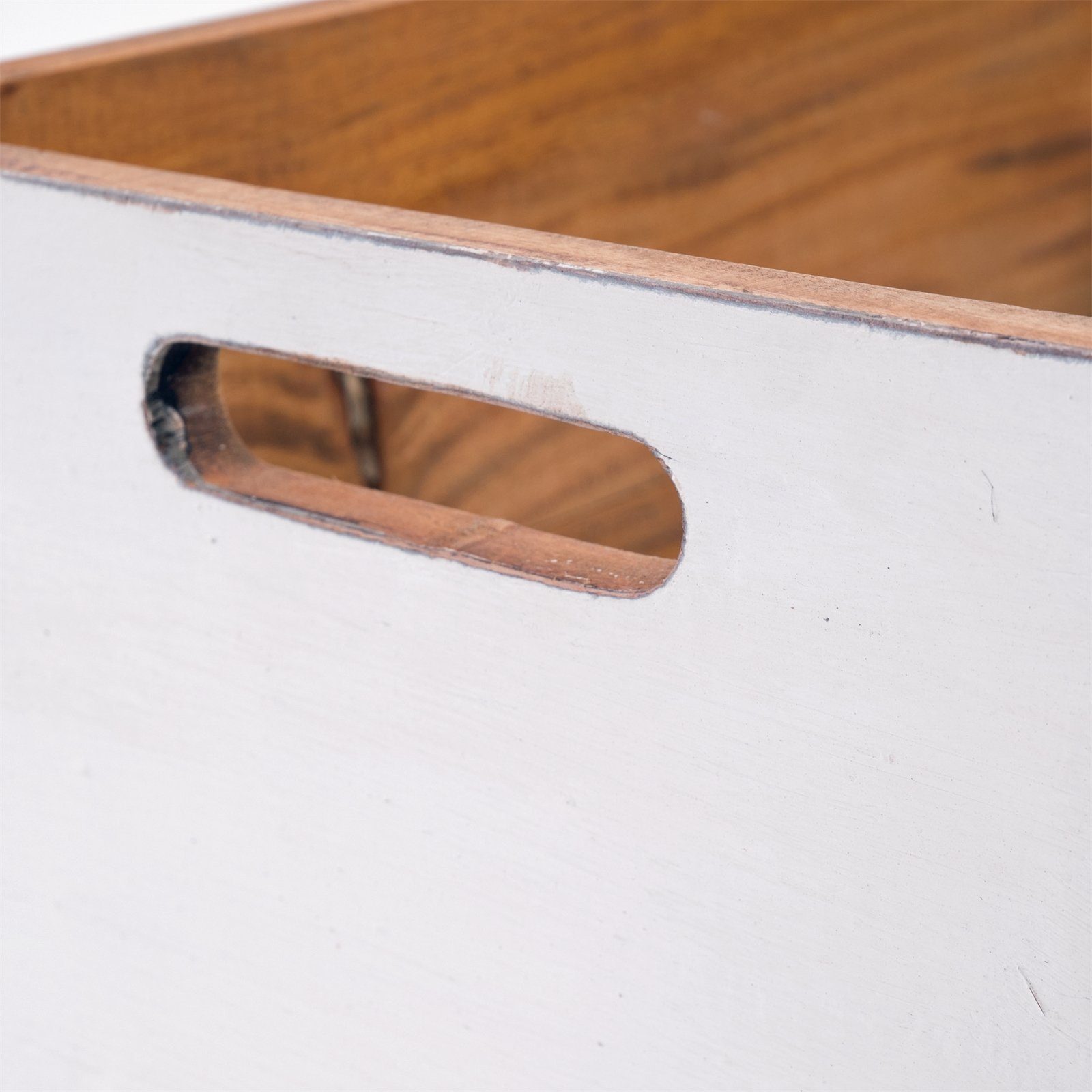 DESIGN DELIGHTS Truhe ROLLBARE HOLZKISTE 