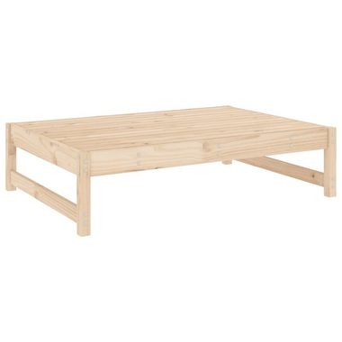 vidaXL Loungesofa Gartenhocker 120x80 cm Massivholz Kiefer, 1 Teile