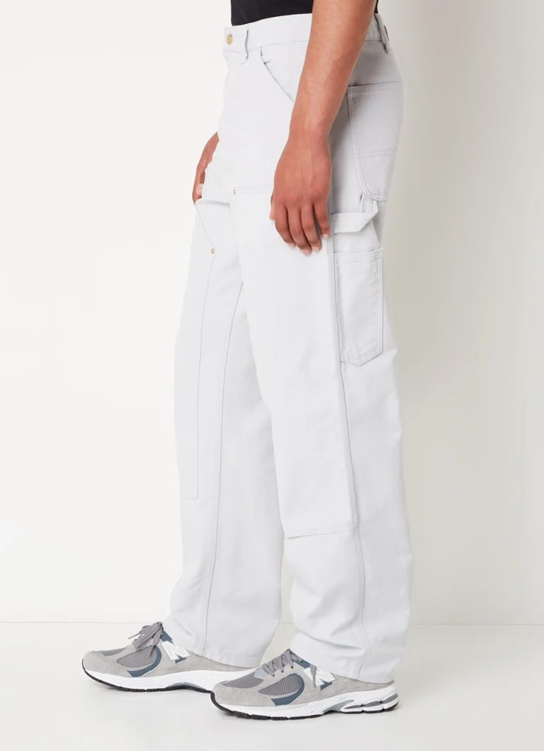 Carhartt WIP dupla térdig érő, laza szabású nadrág biopamutból