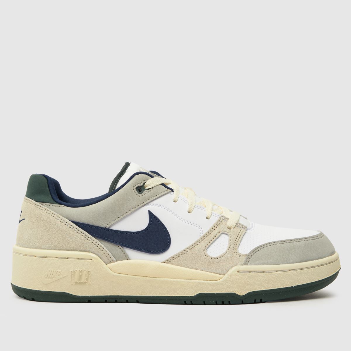 Nike – Full Force – Marinblå och vita sneakers