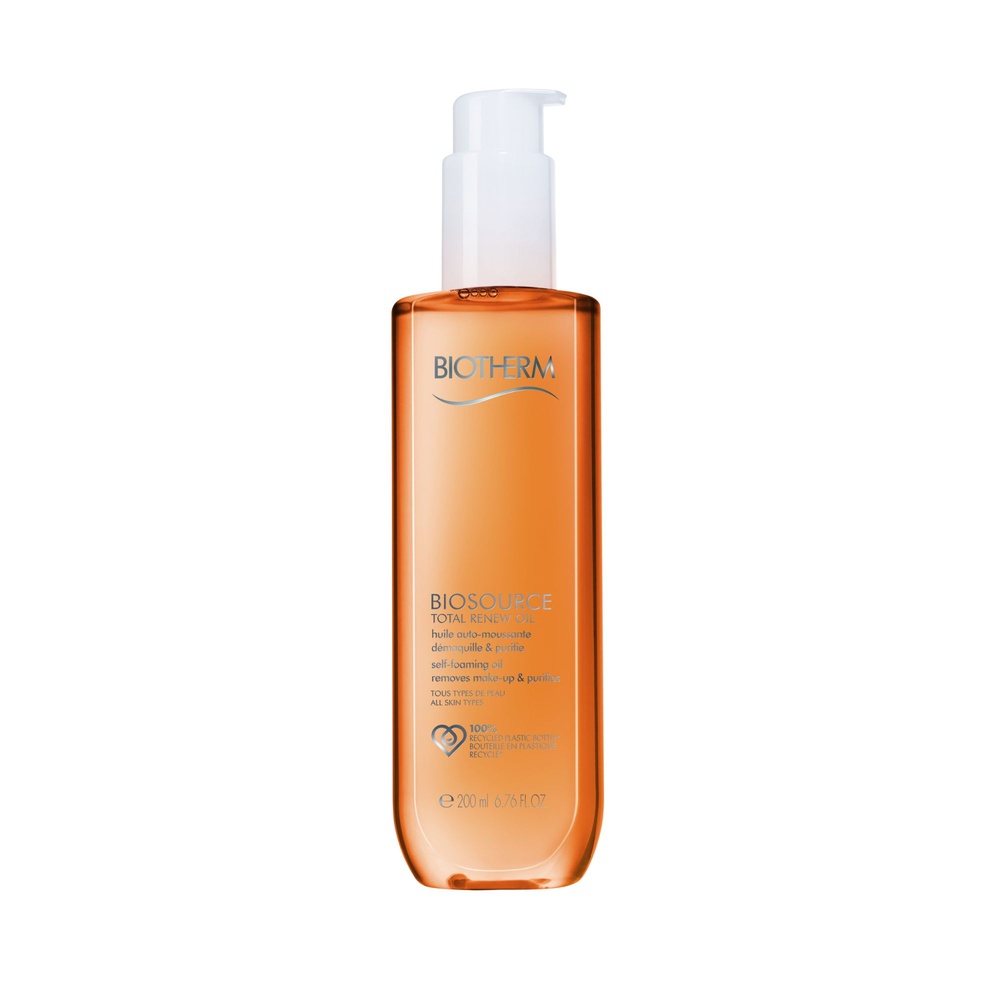 Biotherm Biosource Huile auto-moussante démaquillante et purifiante